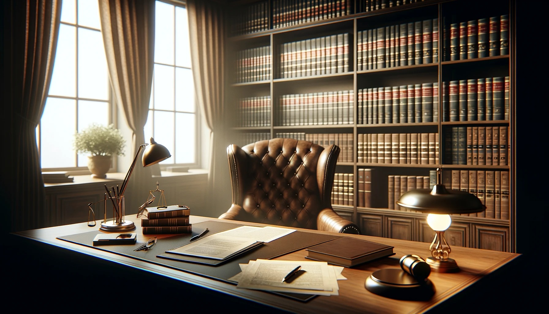 安い顧問料で充実した顧問弁護士サービスを提供する法律事務所の顧問弁護士の執務室